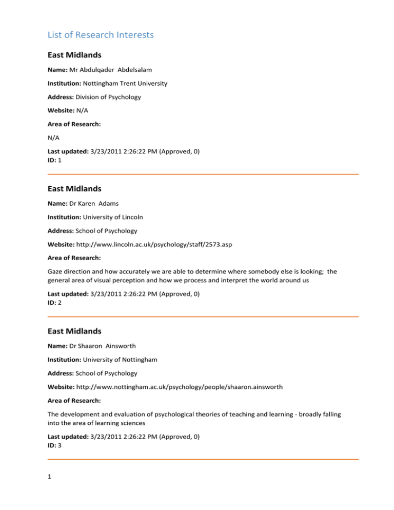 professor profile picture